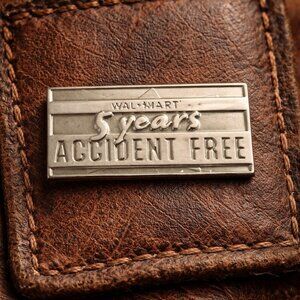 Walmart Store Employee Safety Vintage Lapel Pin